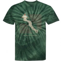 Unisex Tie-Dye Cyclone Pinwheel Tee