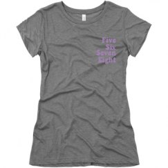 Ladies Slim Fit Super Soft Triblend Tee