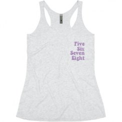 Ladies Slim Fit Super Soft Racerback Triblend Tank