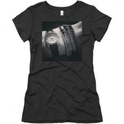 Ladies Slim Fit Super Soft Triblend Tee