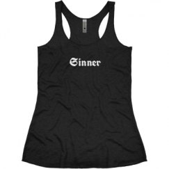 Ladies Slim Fit Super Soft Racerback Triblend Tank