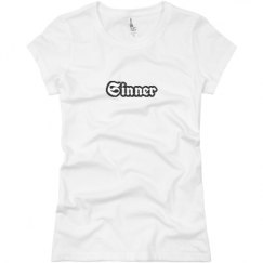 Ladies Slim Fit Basic Promo Jersey Tee