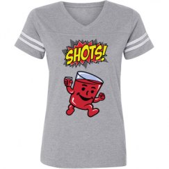 Ladies Relaxed Fit Vintage Sports Tee