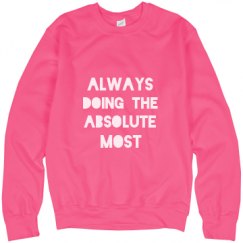 Unisex Neon Crewneck Sweatshirt