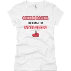 Ladies Slim Fit Basic Promo Jersey Tee