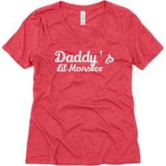 Ladies Relaxed Fit Super Soft Triblend V-Neck Tee