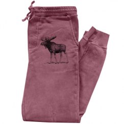 Pigment-Dyed Fleece Pants