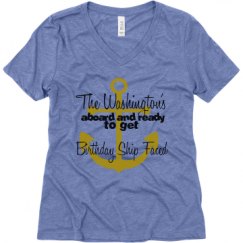 Ladies Relaxed Fit Super Soft Triblend V-Neck Tee