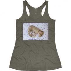 Ladies Slim Fit Super Soft Racerback Triblend Tank