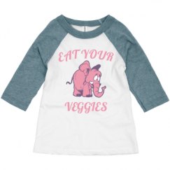 Toddler 3/4 Sleeve Raglan Tee