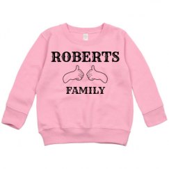 Toddler Crewneck Basic Promo Sweatshirt