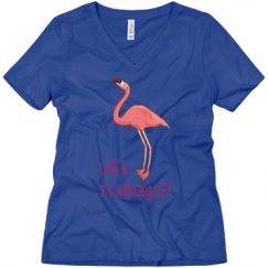 Ladies Relaxed Fit V-Neck Tee