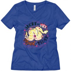 Ladies Relaxed Fit V-Neck Tee