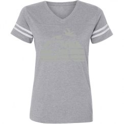 Ladies Relaxed Fit Vintage Sports Tee