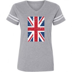 Ladies Relaxed Fit Vintage Sports Tee