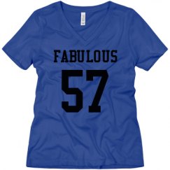 Ladies Relaxed Fit V-Neck Tee