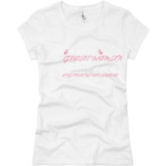 Ladies Slim Fit Basic Promo Jersey Tee