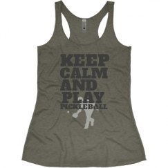 Ladies Slim Fit Super Soft Racerback Triblend Tank