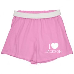 Slim Fit Cheer Shorts