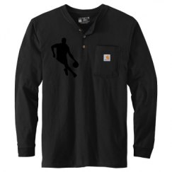 Unisex Carhartt Long Sleeve Henley Tee 