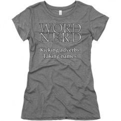 Ladies Slim Fit Super Soft Triblend Tee