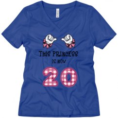 Ladies Relaxed Fit V-Neck Tee