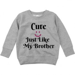 Toddler Crewneck Basic Promo Sweatshirt