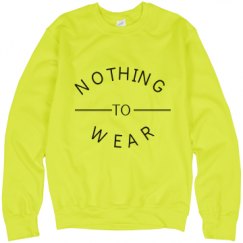 Unisex Neon Crewneck Sweatshirt