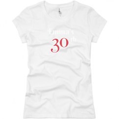 Ladies Slim Fit Basic Promo Jersey Tee