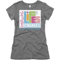 Ladies Slim Fit Super Soft Triblend Tee