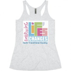 Ladies Slim Fit Super Soft Racerback Triblend Tank