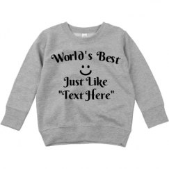 Toddler Crewneck Basic Promo Sweatshirt