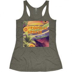 Ladies Slim Fit Super Soft Racerback Triblend Tank