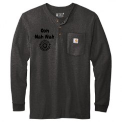 Unisex Carhartt Long Sleeve Henley Tee 