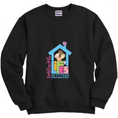 Unisex Film and Foil Crewneck Sweatshirt