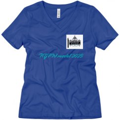 Ladies Relaxed Fit V-Neck Tee