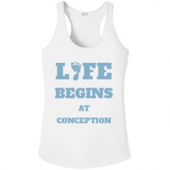 Ladies Athletic Performance Racerback Tank