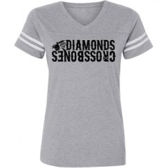 Ladies Relaxed Fit Vintage Sports Tee