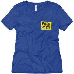 Ladies Relaxed Fit V-Neck Tee