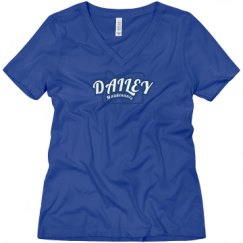 Ladies Relaxed Fit V-Neck Tee