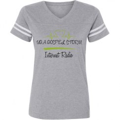 Ladies Relaxed Fit Vintage Sports Tee