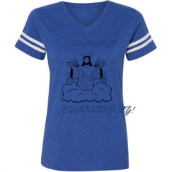 Ladies Relaxed Fit Vintage Sports Tee