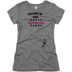 Ladies Slim Fit Super Soft Triblend Tee