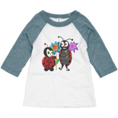 Toddler 3/4 Sleeve Raglan Tee