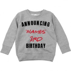 Toddler Crewneck Basic Promo Sweatshirt