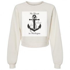 Women's Raglan Pullover Fleece