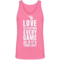 Unisex Jersey Neon Tank Top