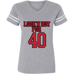 Ladies Relaxed Fit Vintage Sports Tee