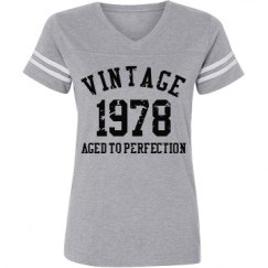 Ladies Relaxed Fit Vintage Sports Tee