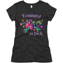 Ladies Slim Fit Super Soft Triblend Tee